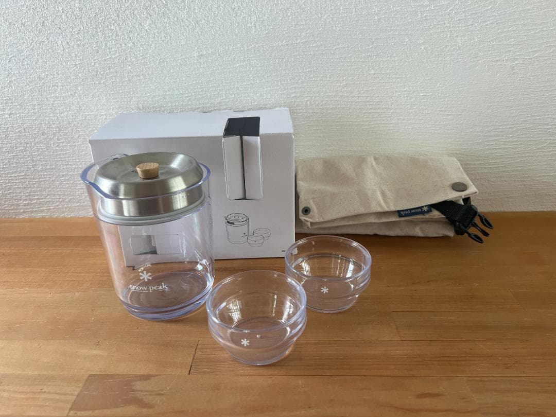 （未使用）スノーピーク「きゅうす」おしゃれにお茶を！アウトドア用