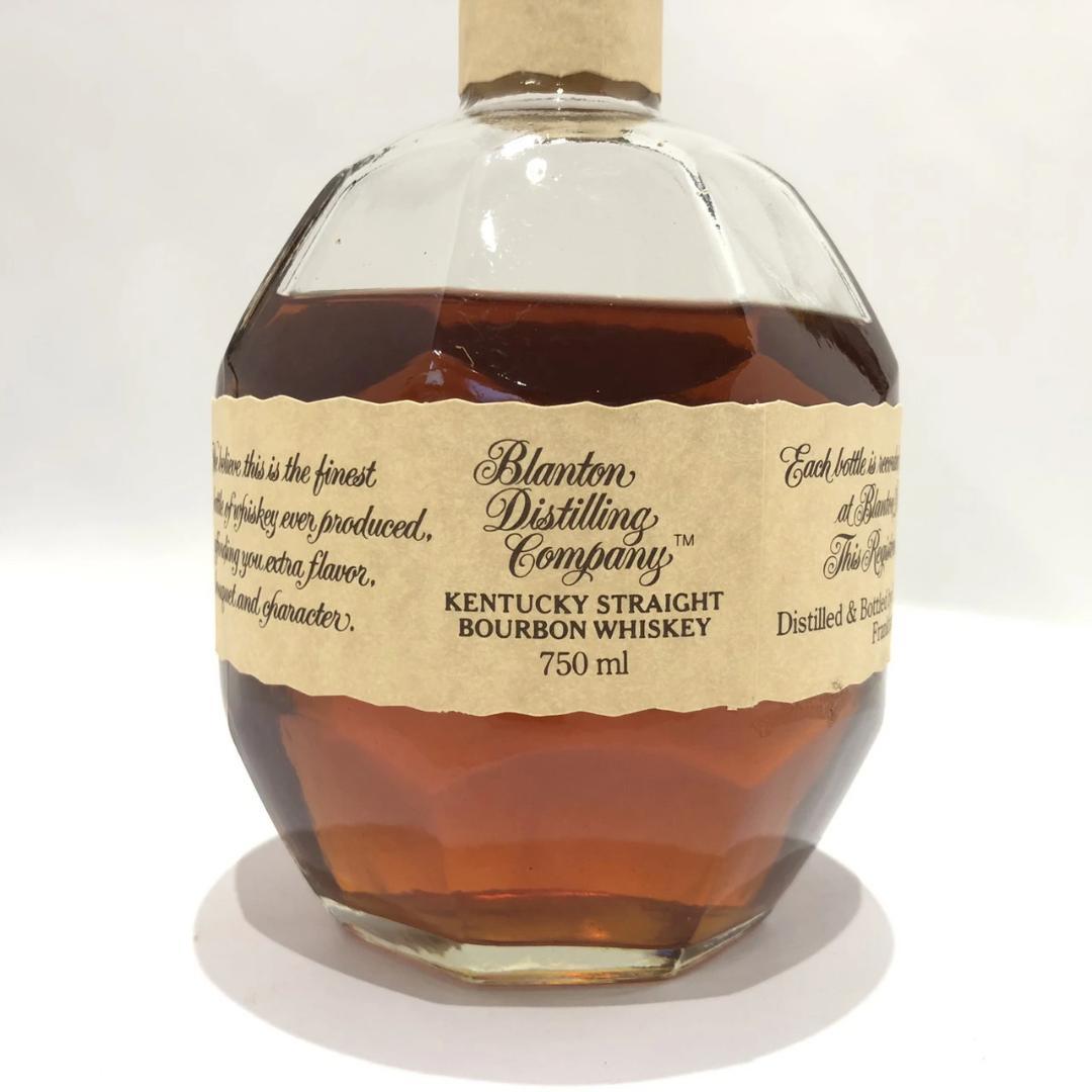 オールドボトル ブラントン 2/2/89 巾着＆タグ付 液面低下 キャップ割れR