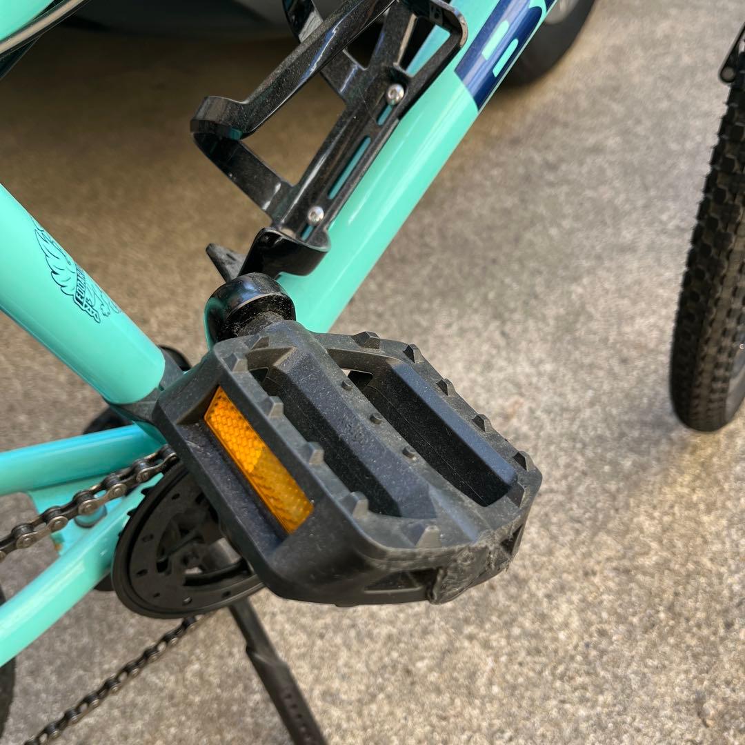 Bianchi Pista チェレステ7段変速 子供用クロスバイク　オマケ付