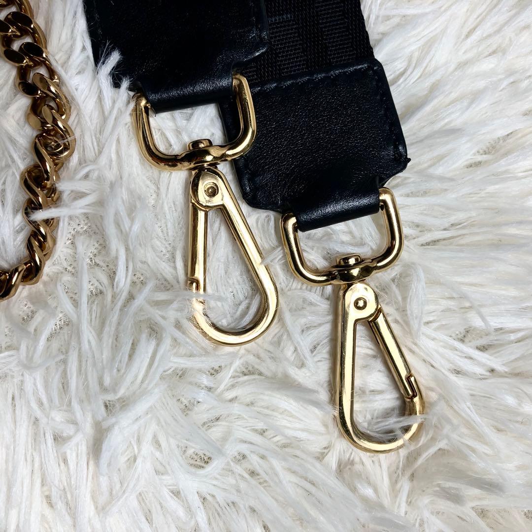 【極美品】 VERSACE ＊巾着 2wayゴールドチェーン メデューサ