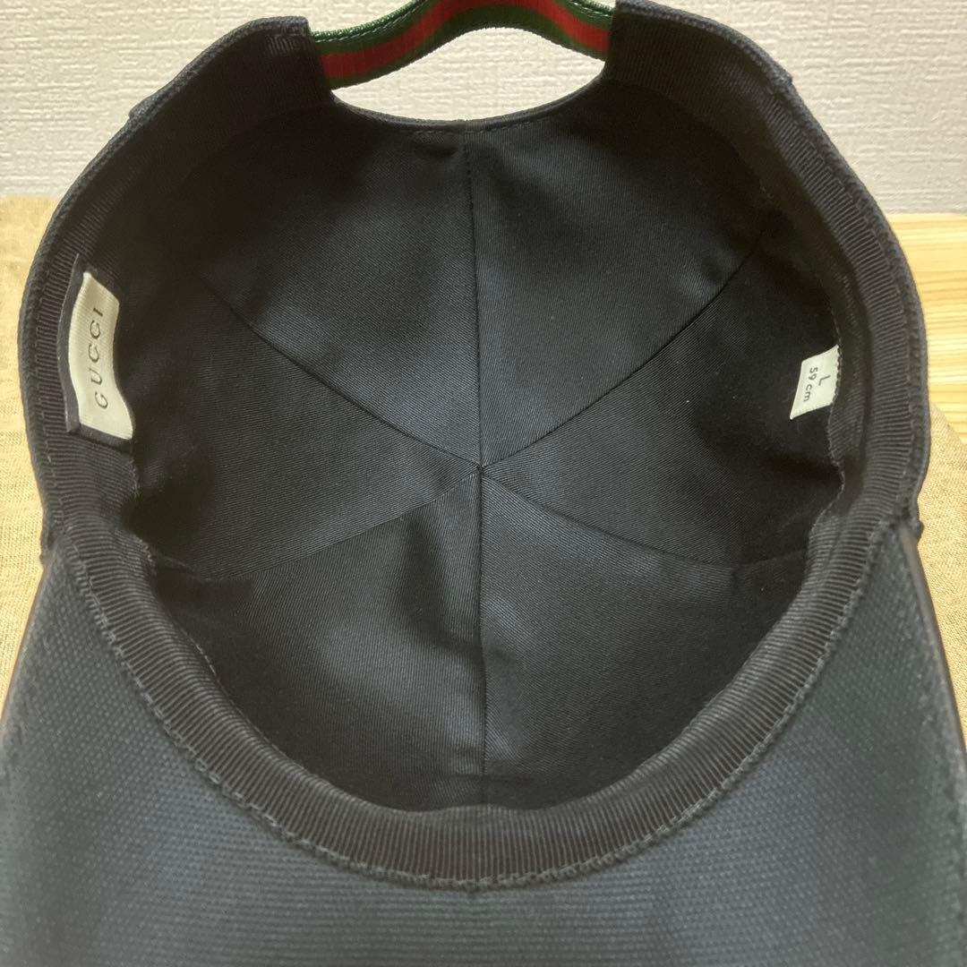 1234【美品・数回着用程度】GUCCI グッチ ベースボールキャップ L