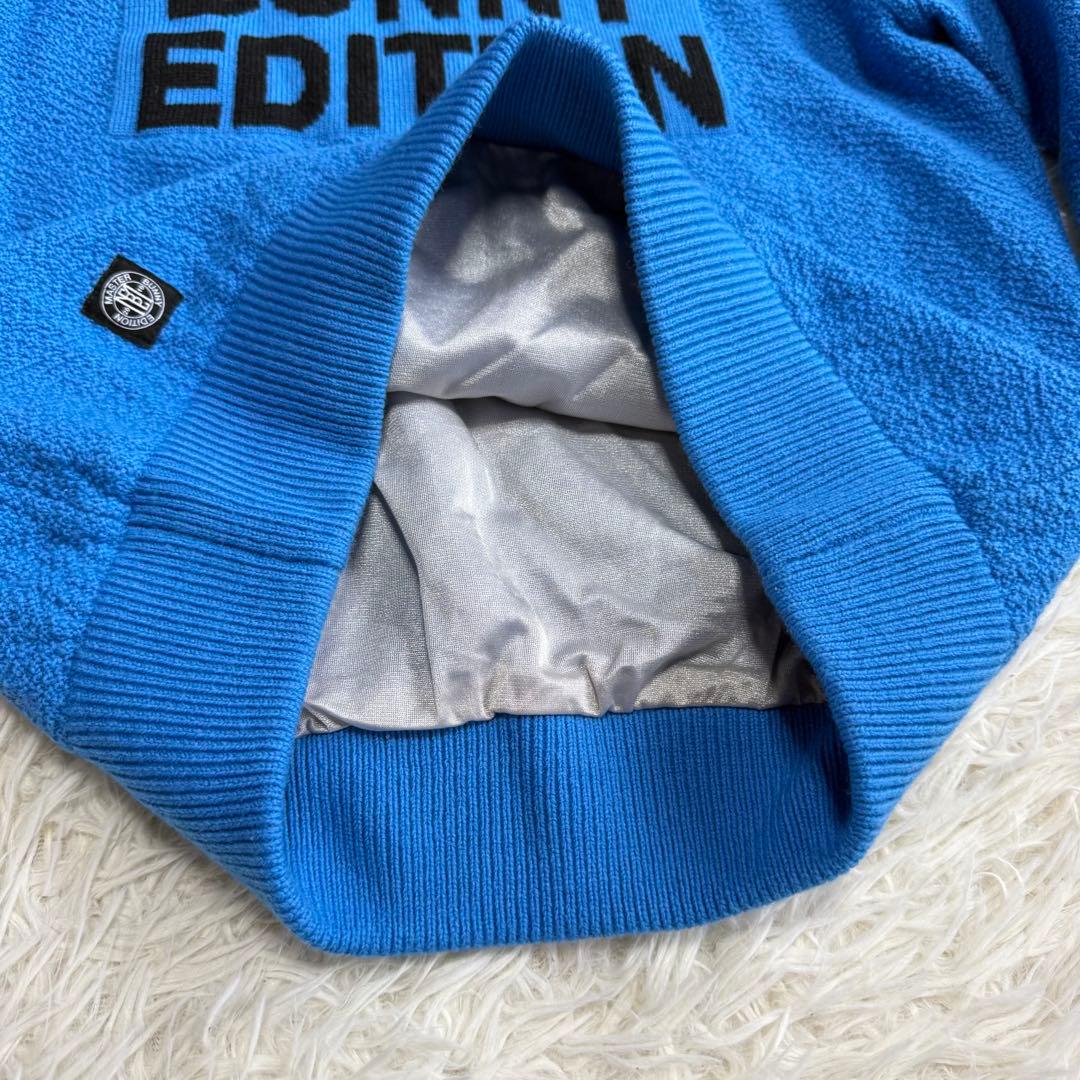 【マスターバニー】極美品✨セーター 裏地付き 2024モデル ブルー 1