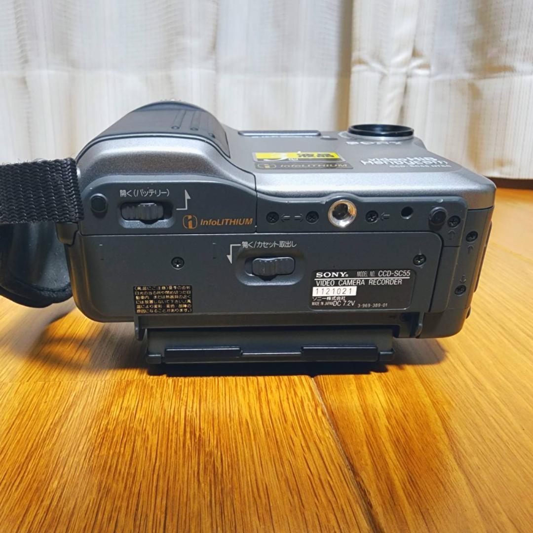 【動作確認済】高画質 8ミリ Hi8 SONY ビデオカメラ ACアダプタセット