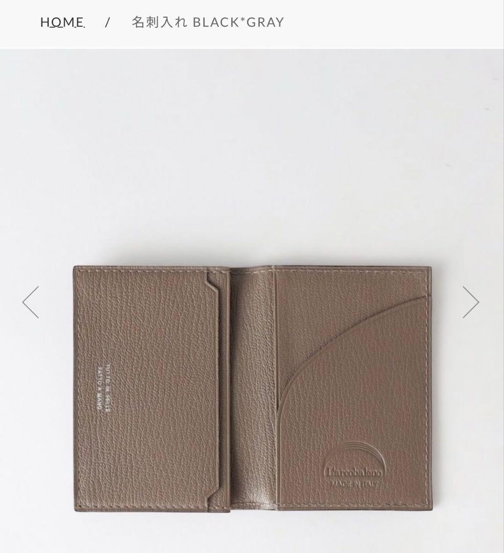 L'arcobaleno ラルコバレーノ 名刺入れ ブラック ビジネス レザー