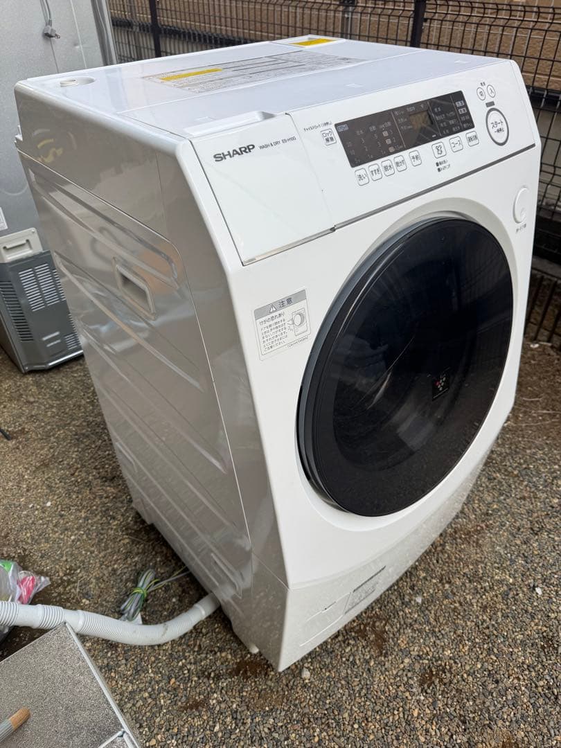 SHARP ドラム式洗濯機 ES-H10G-WL 2023年製 左開き