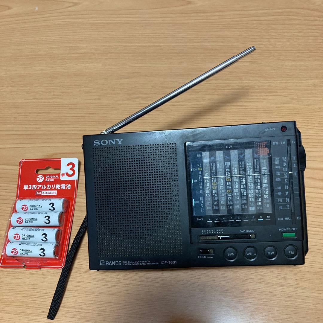 ＳＯＮＹ　ＩＣＦ➖７６０１高性能ポータブル受信機 ＦＭ　ＭＷ　ＳＷ１０バンド