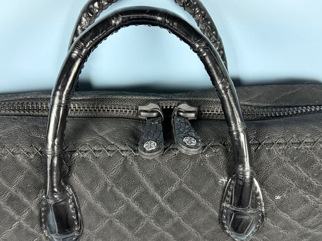 [限定品] FUNNY製STALLION,エレファント革手提げビジネスバッグ