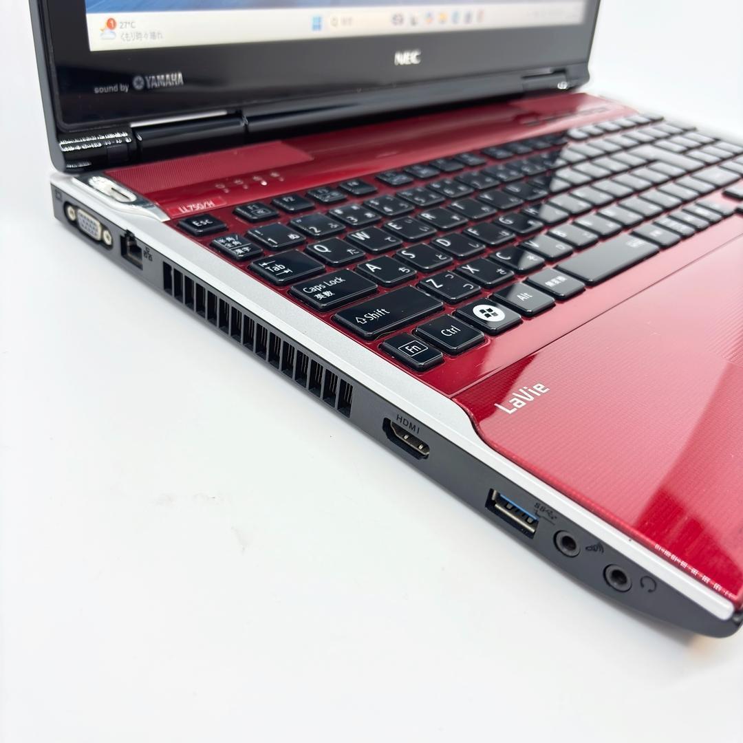 ノートパソコン/Core i7/SSD/Office/Windows11/A3