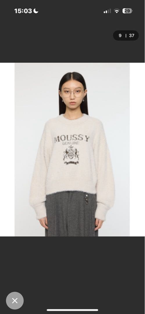 moussyニット