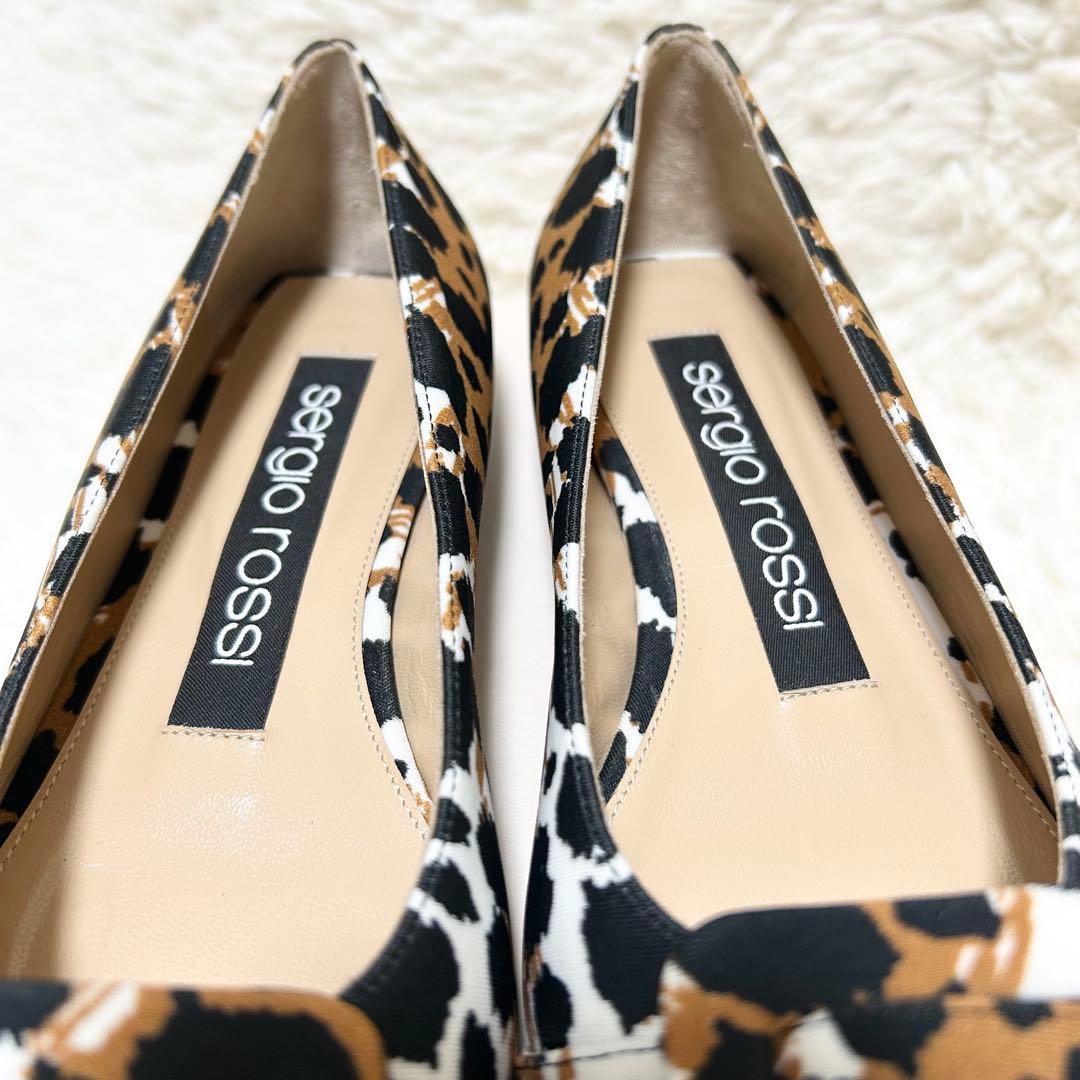【美品】Sergio Rossi セルジオロッシ パンプス フラットシューズ