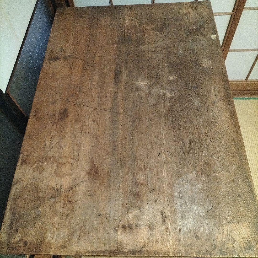 M*c様 【ヴィンテージ】　文机　学習机　昭和レトロ　木製 デスク　古道具　作業