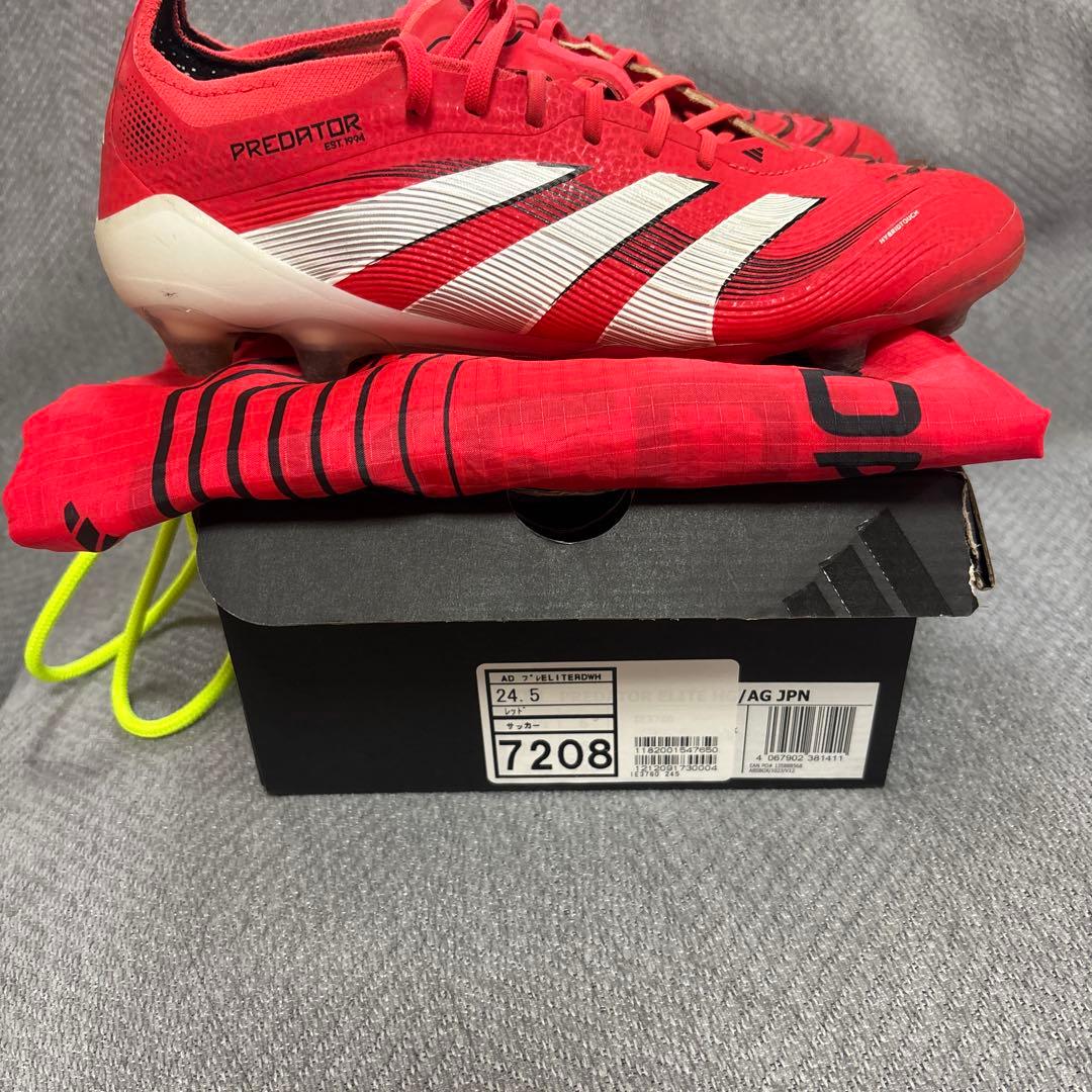 adidas プレデターエリート　HG\AG 24.5