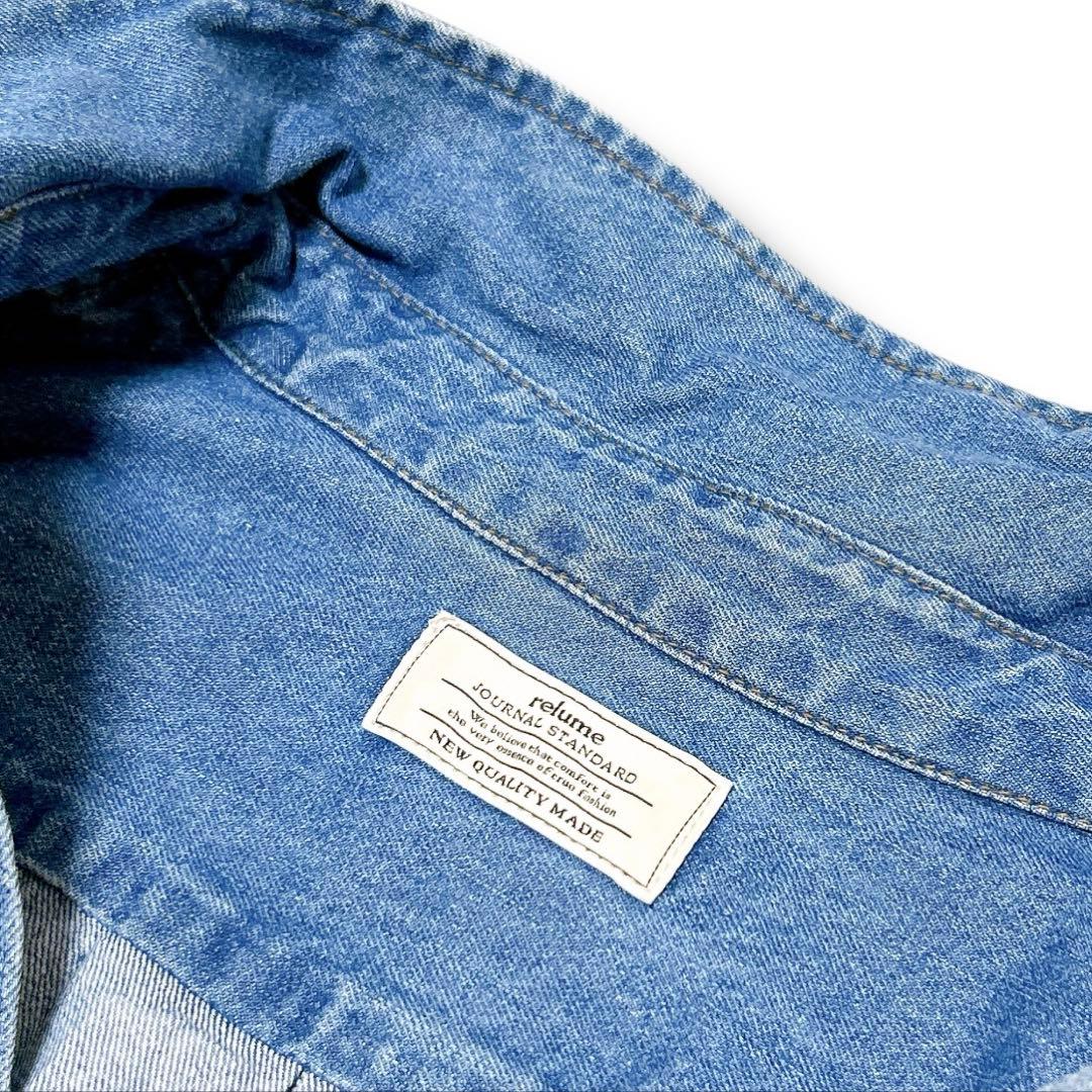 未使用✨完売✨ジャーナルスタンダードrelume デニムワークシャツ　羽織り