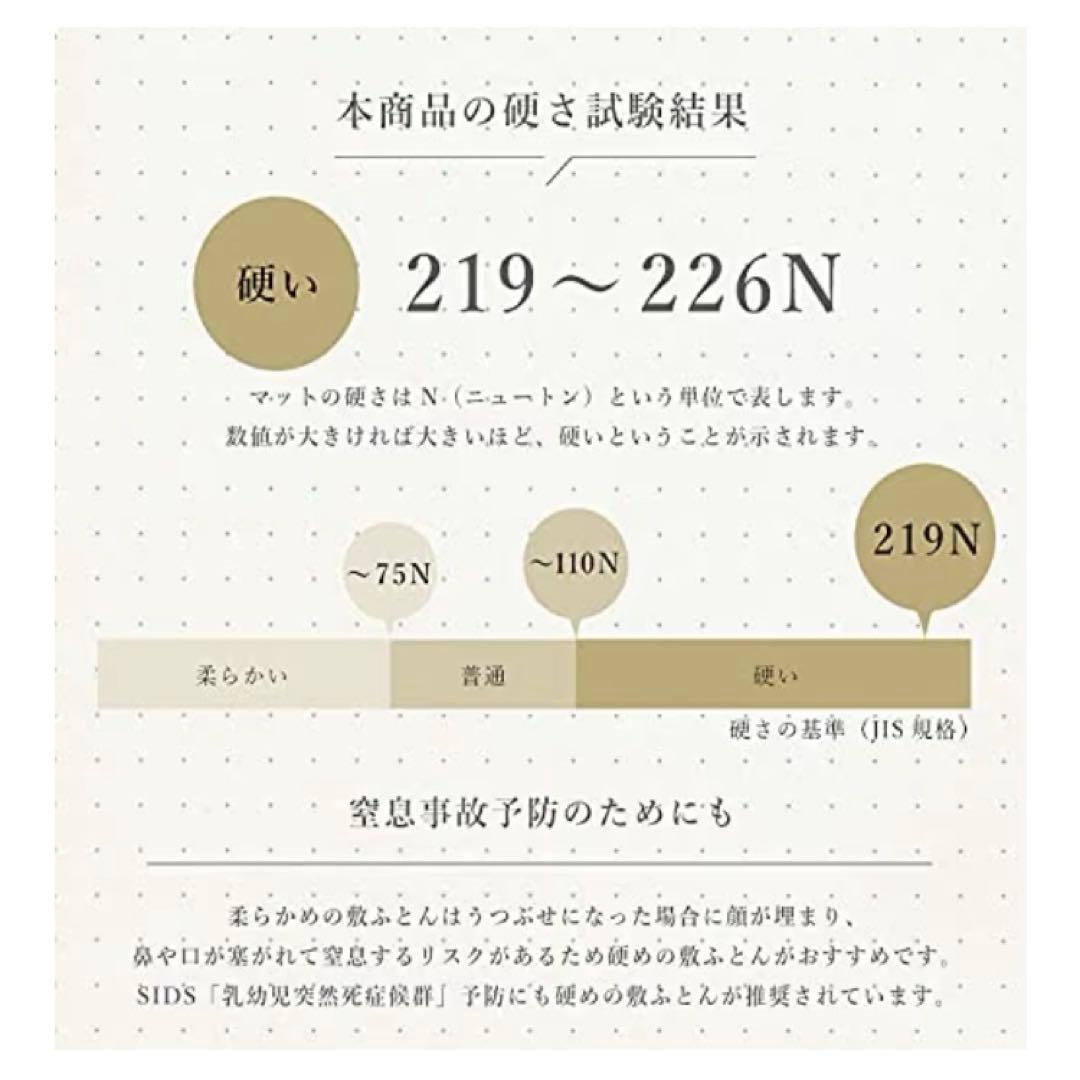 HZDMJ ベビーベット グレー　マット付き