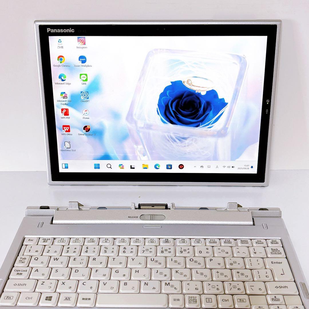 パナソニックレッツノートCF-XZ6 タブレット i5 8GB SSD256GB