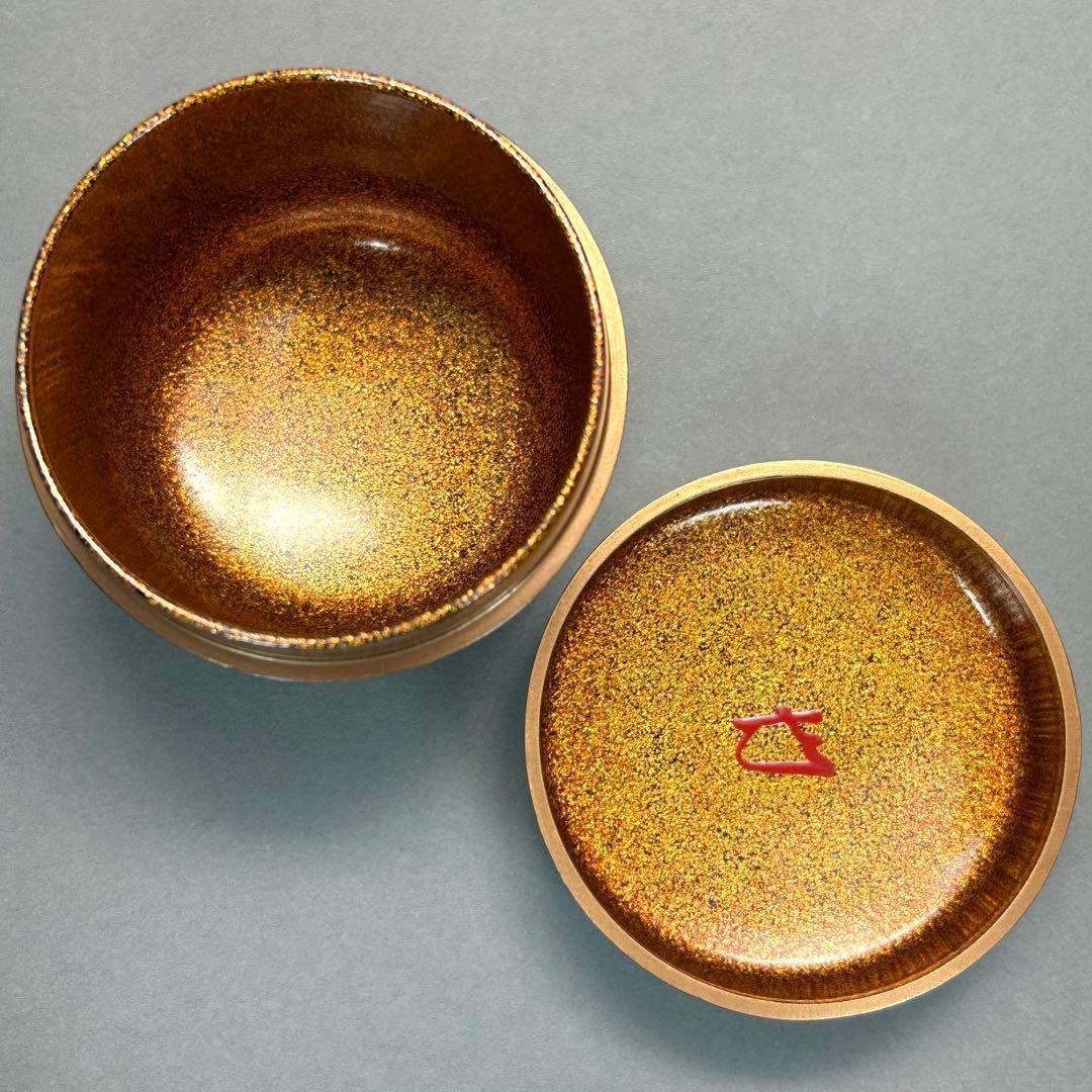 棗　『一瓢斎　而妙斎書付』　大棗　老松蒔絵　花押　お茶道具　茶道　書付箱　工芸品