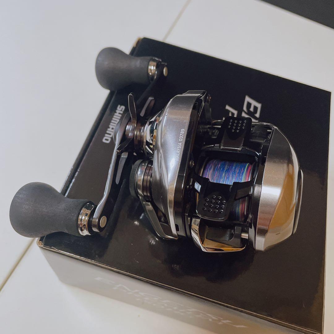 シマノ 18 炎月プレミアム 150HG 付属品付き