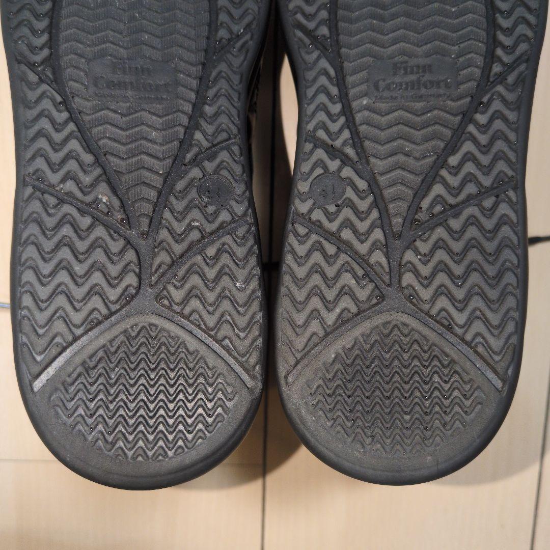 美品 フィンコンフォート ドイツ サイドジップ アンクルブーツ 23.5