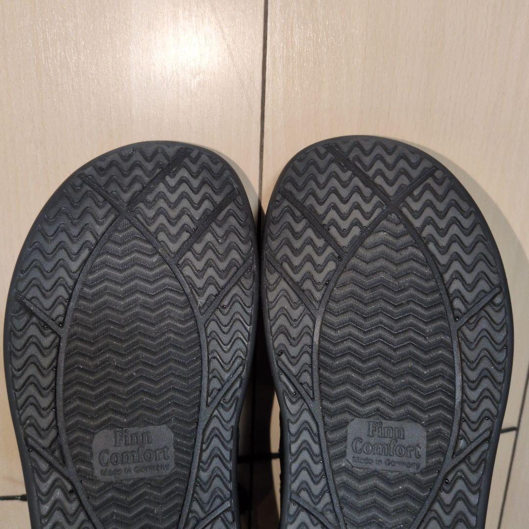 美品 フィンコンフォート ドイツ サイドジップ アンクルブーツ 23.5