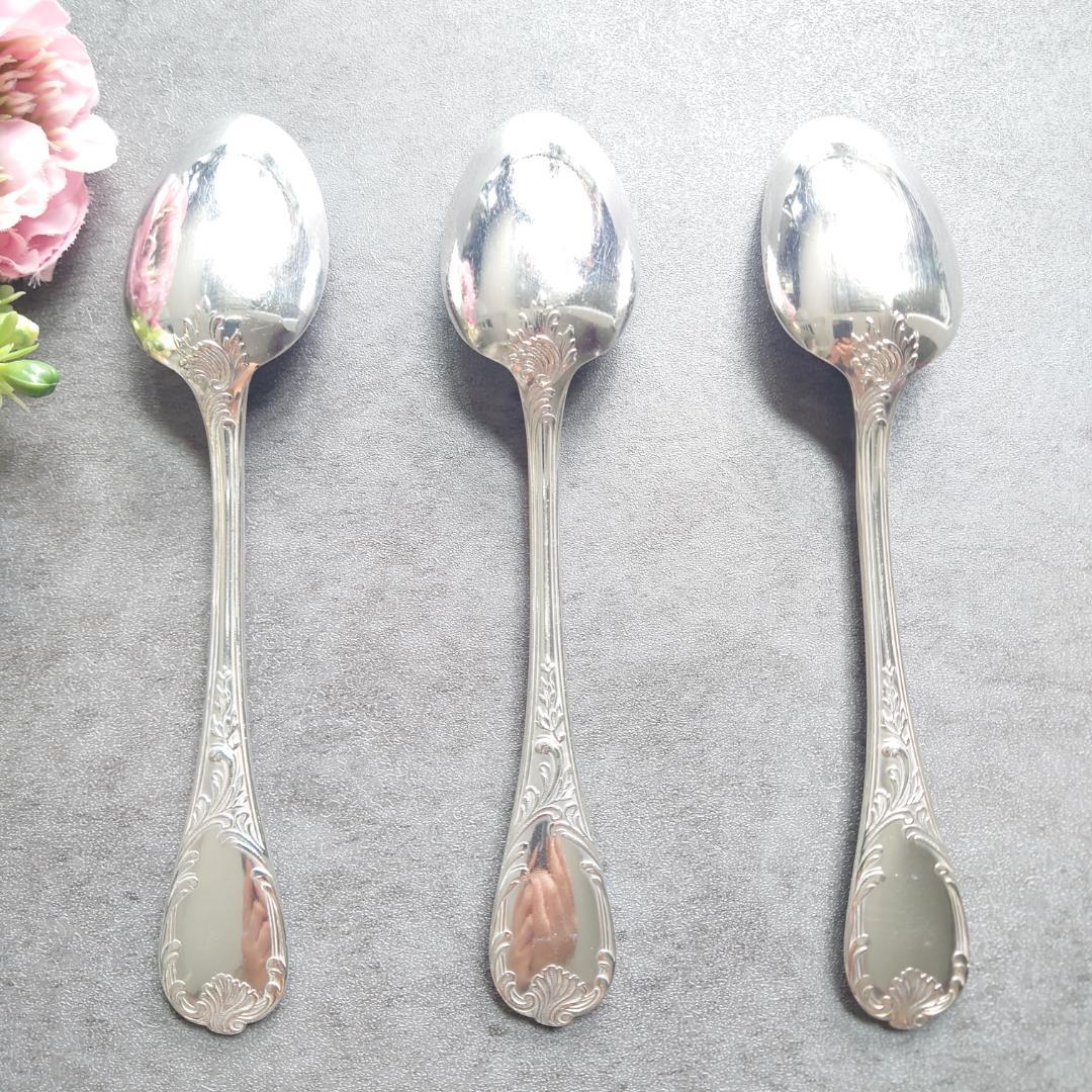 希少 クリストフル マルリー デザートスプーン 3点