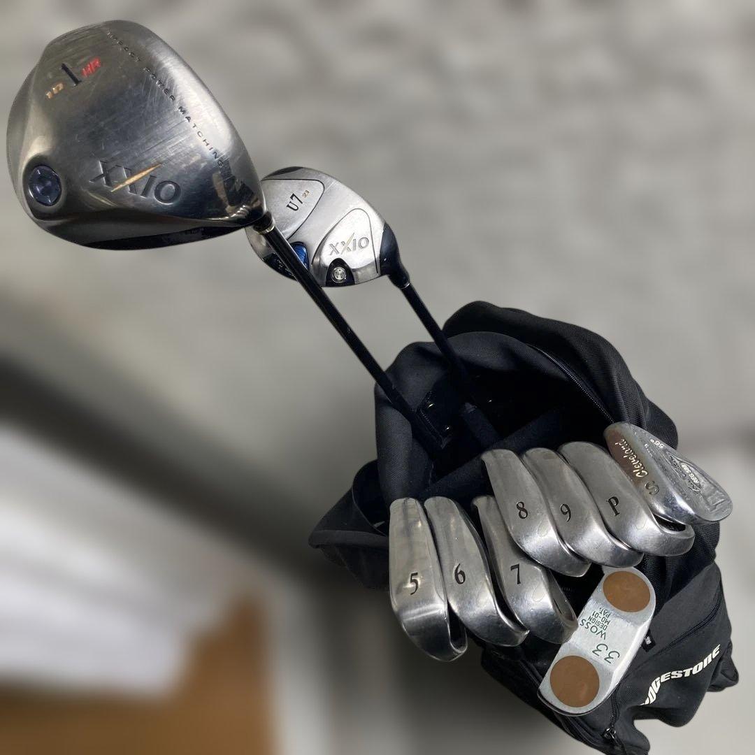 XXIO ゼクシオ等 ゴルフクラブ10本+ キャディーバック フルセット