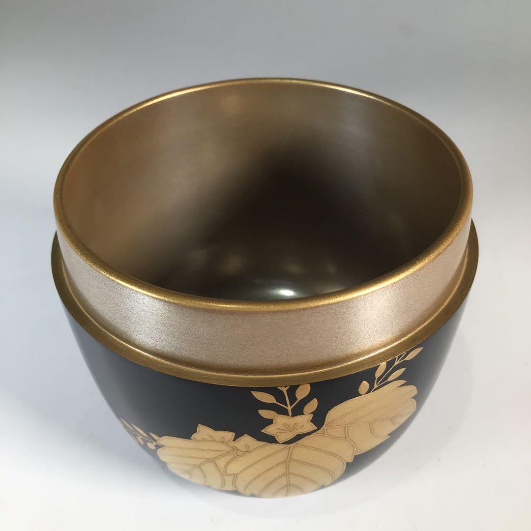 Ｎ５７６　棗　『関口輔聖作』『久田宗也　尋牛斎　極箱』『桐蒔絵』『大棗』　茶道具