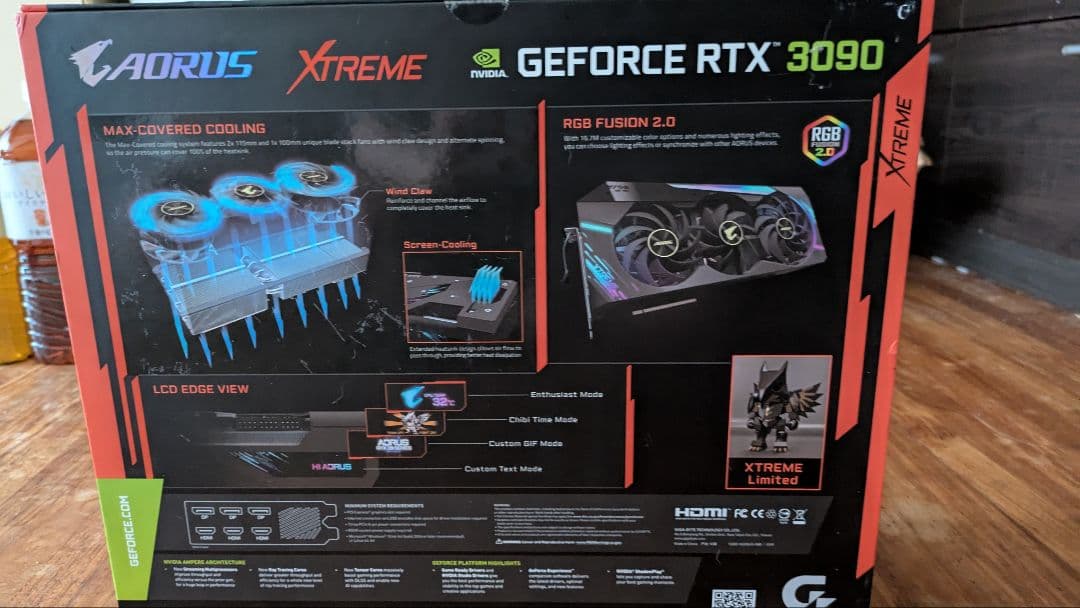 AORUS GeForce RTX 3090 XTREME ジャンク