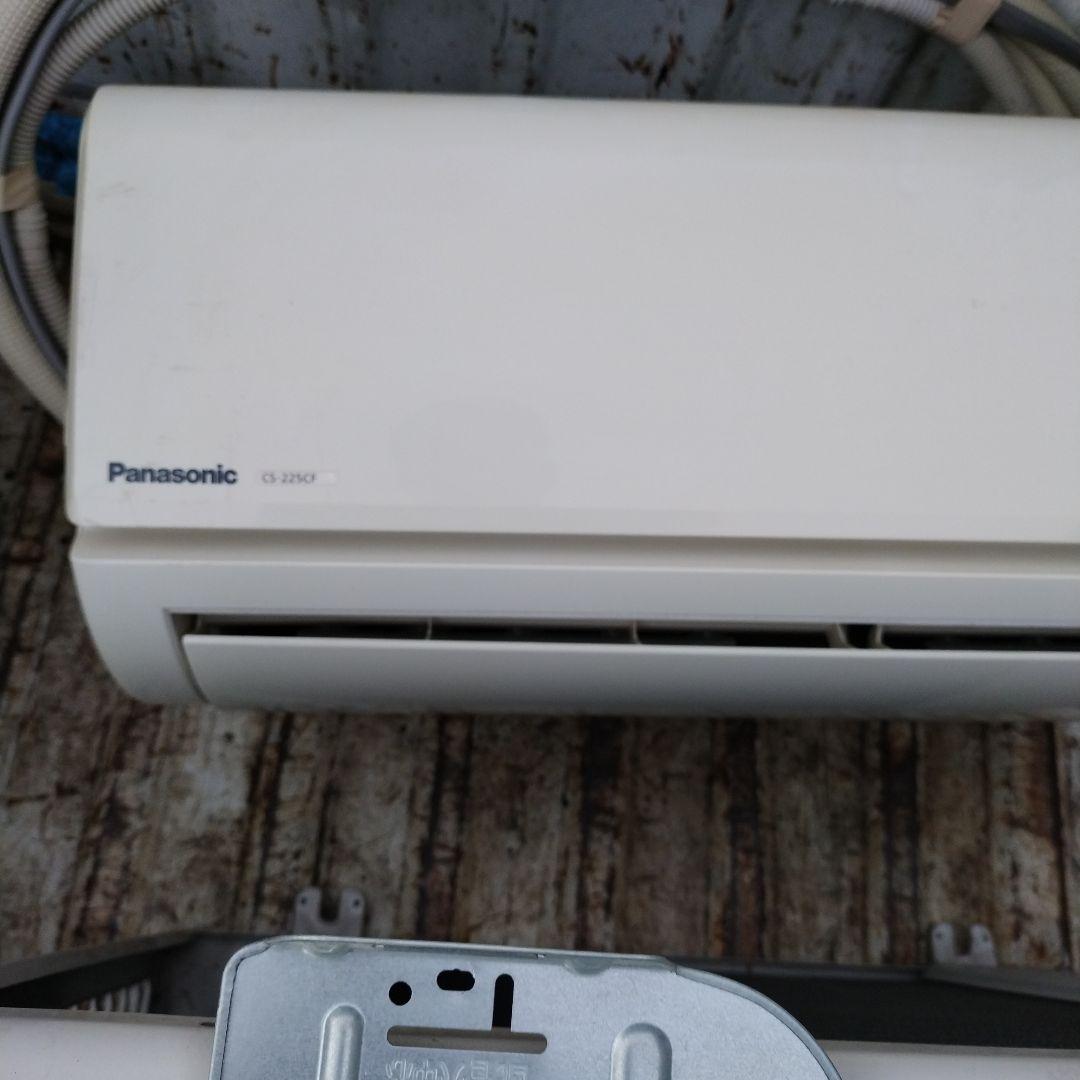 送料無料　パナソニック６畳エアコン ２０１５年　配管セット　リモコン　裏板　実働