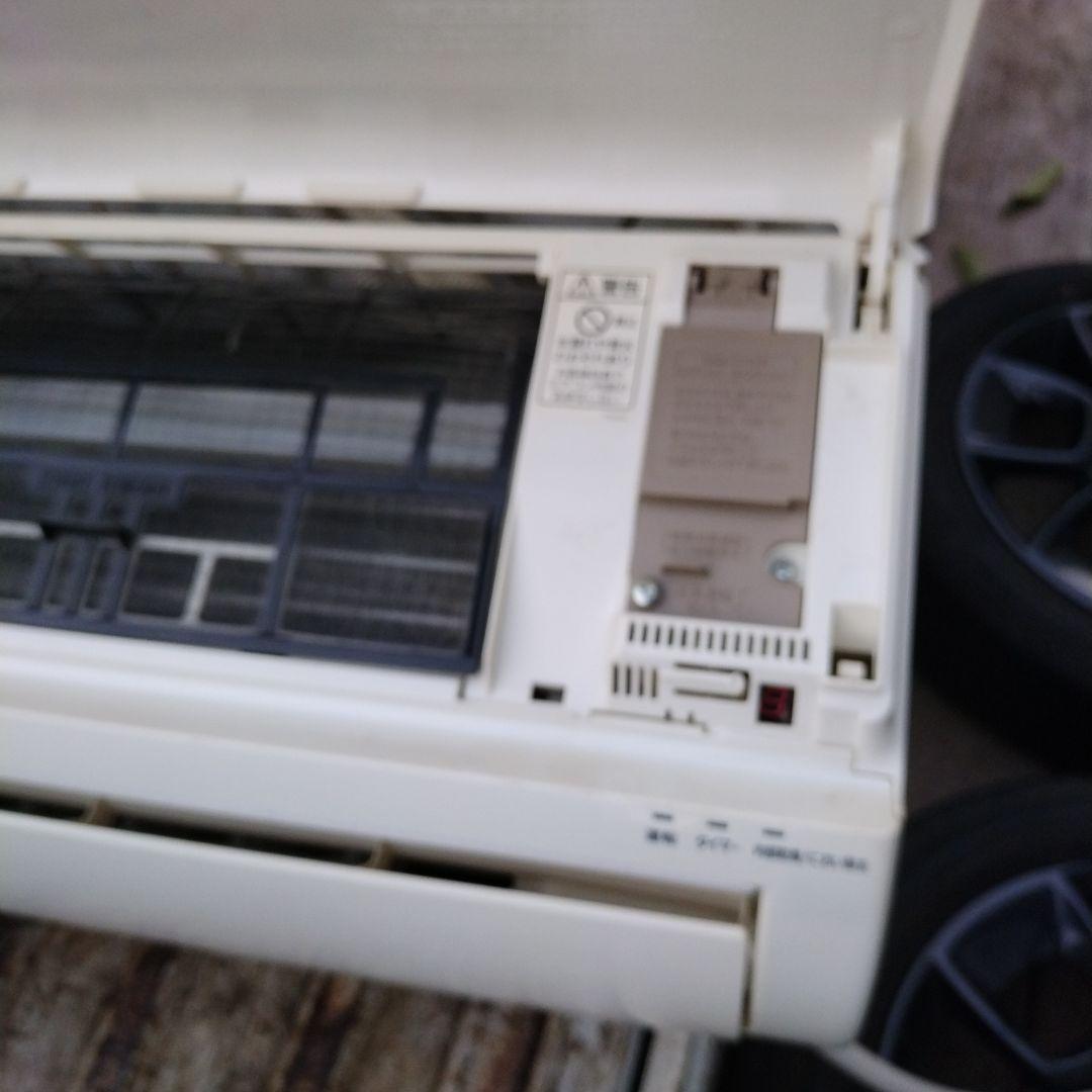 送料無料　パナソニック６畳エアコン ２０１５年　配管セット　リモコン　裏板　実働