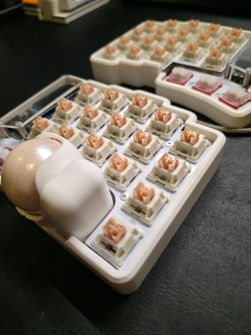 Keyball39 白基盤 完成品