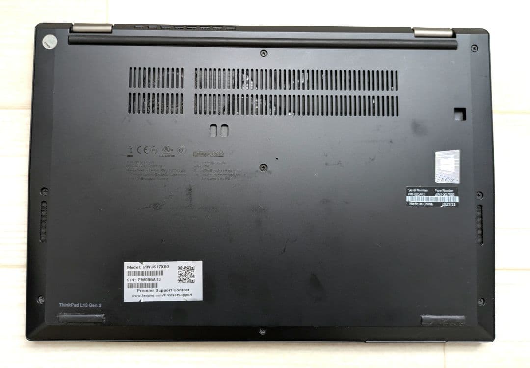 11世代 ThinkPad L13 Gen2 i7/16GB/512GB