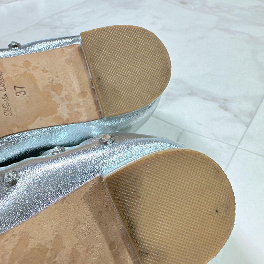 ツルバイマリコオイカワ Millenia バレエシューズ　今期　スタッズ