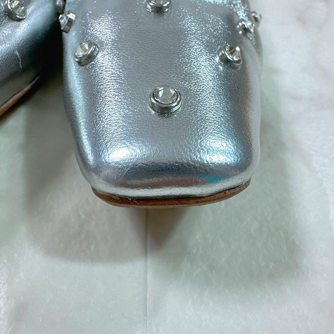 ツルバイマリコオイカワ Millenia バレエシューズ　今期　スタッズ