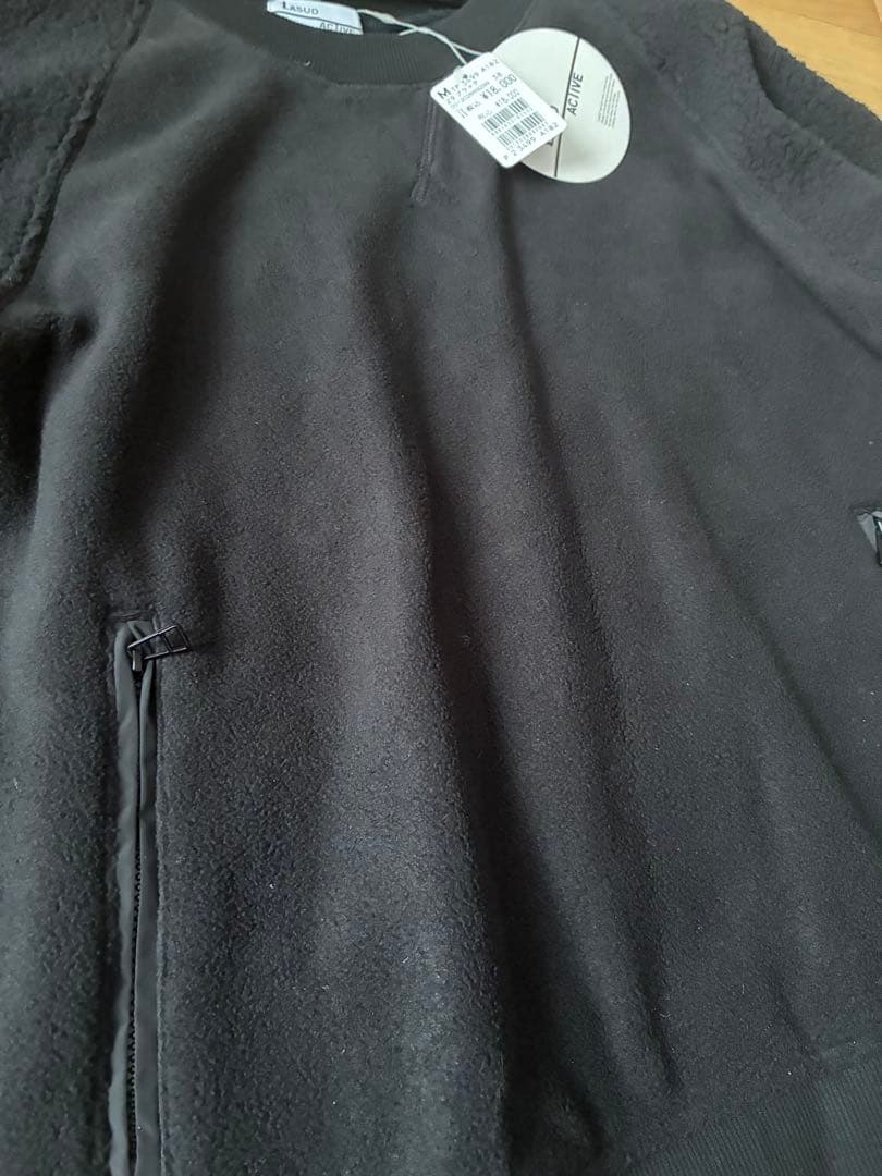 【最終値下げ】ラッシュド　ヤマダヤ　フリース×キルトデザインPO M ブラック