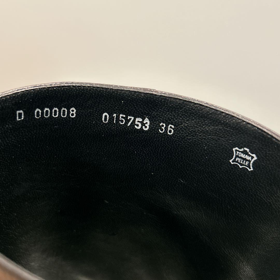 BRUNOMAGLI ブルーノマリ ロングブーツ36 ブラック イタリア製