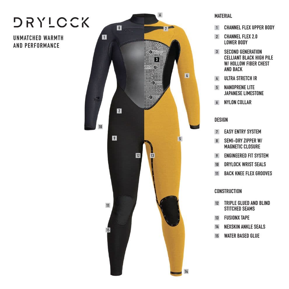 XCEL Drylock 6/5mm 極寒対応 レディース12 新品未使用