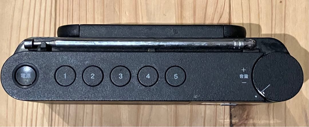 SONY XDR-56TV TV音声受信ラジオ 箱付き ブラック