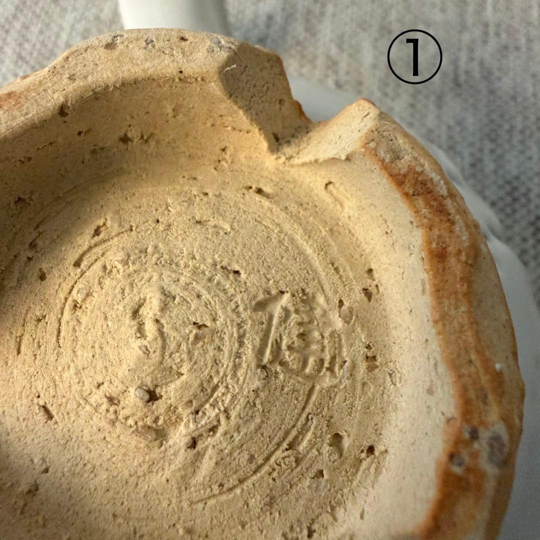 萩焼　風来坊窯　小松健　白萩　白釉　コーヒーカップ＆ソーサー　2客