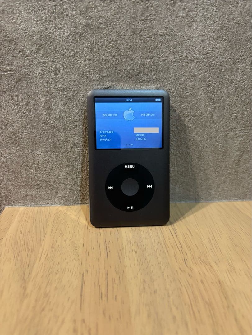 【動作品】iPod Classic 160GB MC297J バッテリー交換済