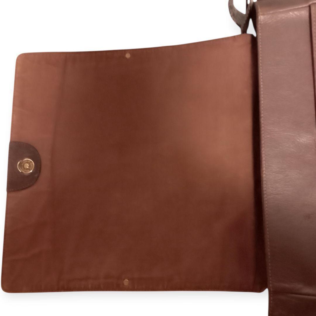 土屋鞄製造所 トーンオイルヌメ ショルダーバッグ ダークブラウンA4収納可 本革