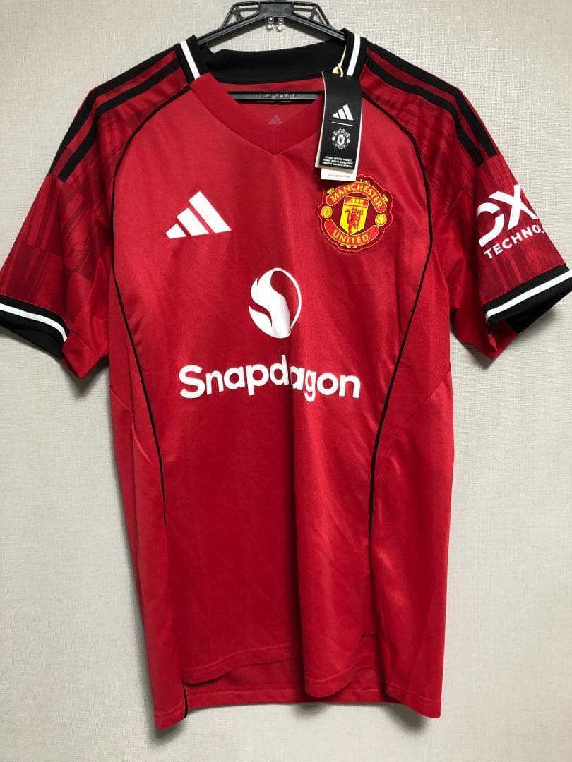 未使用 タグ付き マンチェスター・ユナイテッド 25-26 ホームキット S