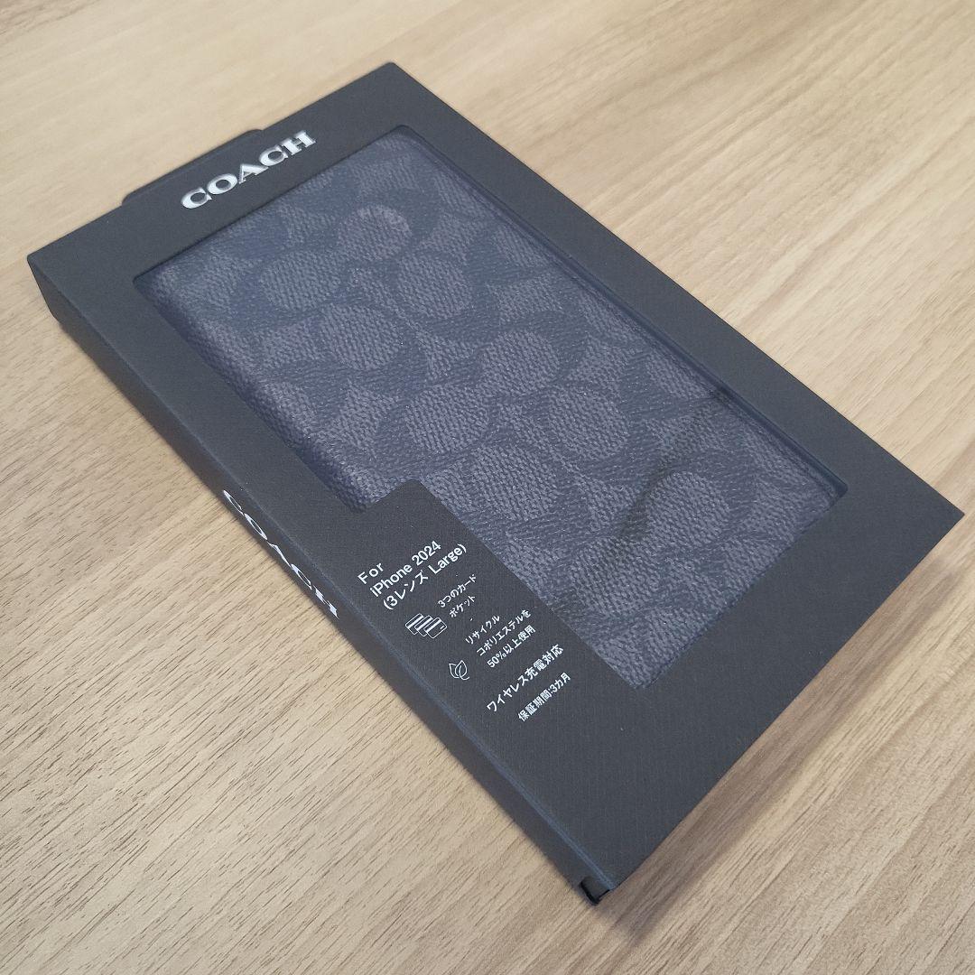 iPhone16ProMax コーチ(R)ブックタイプケース