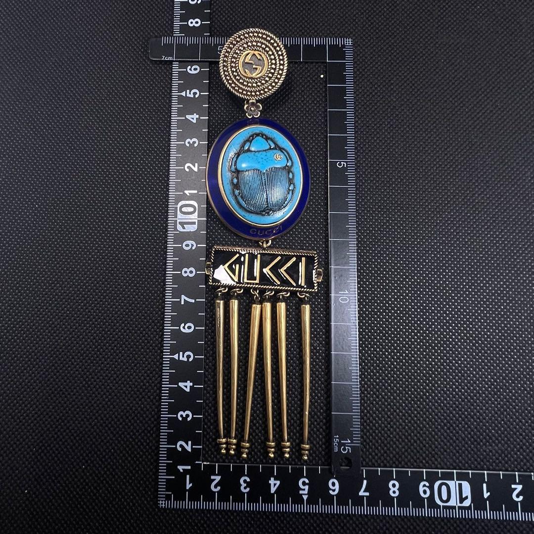 【希少】GUCCI グッチ　ピアス　スカラベ　片方#A-225