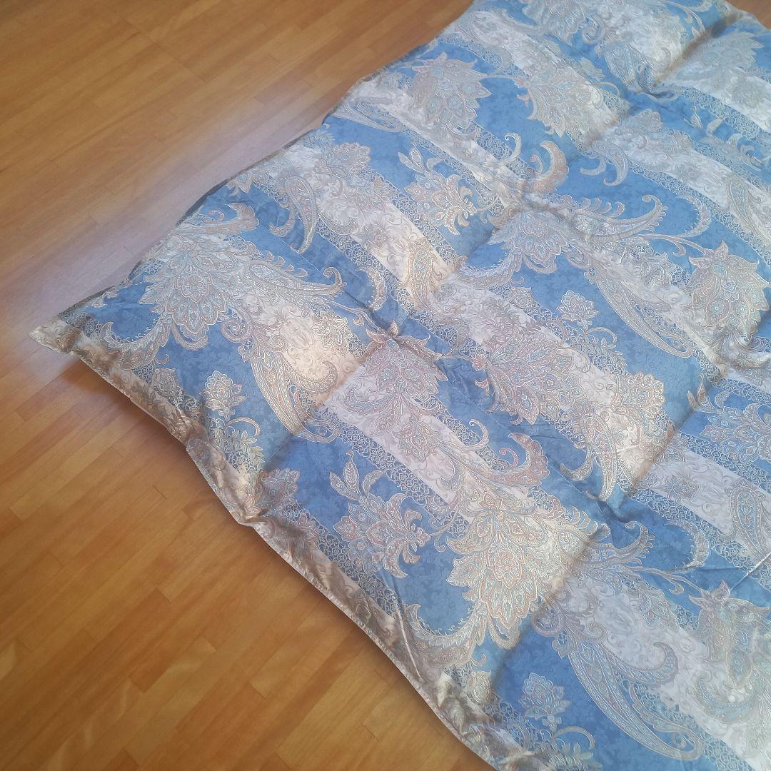 羽毛布団 増量 SDGS リフレッシュ羽毛 高密度生地 清潔 安心 日本製B⑦