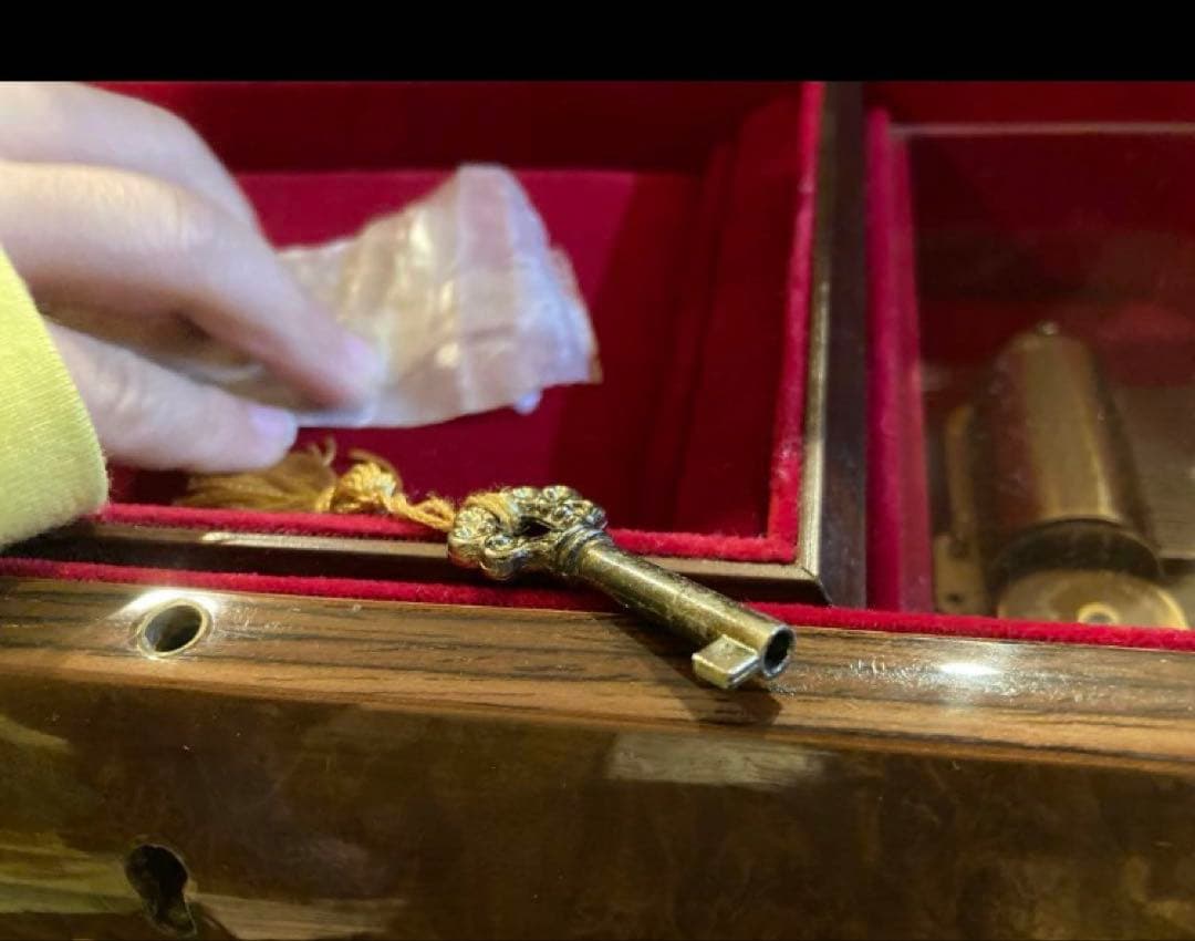 スイス　(リュージュ) ルージュ社 36弁 オルゴール 宝石箱