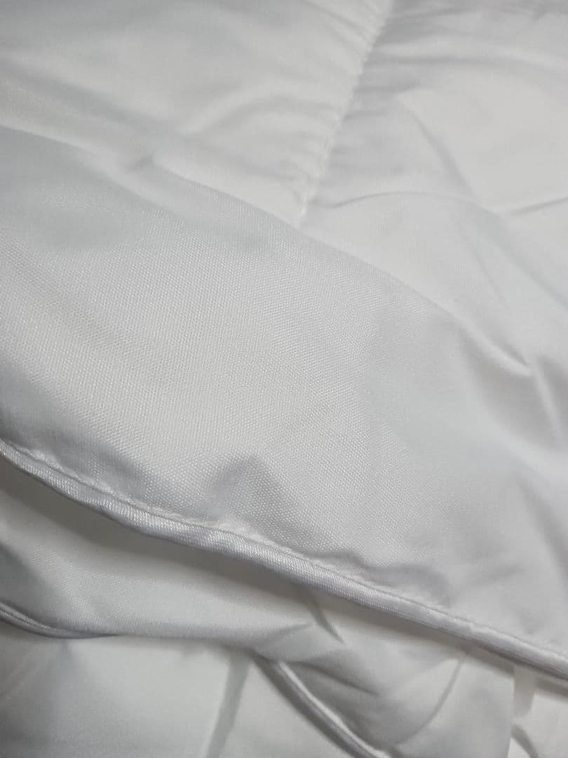 ホワイトキルティングポーランド產甲州羽毛掛け布団 ダブルサイズ180×220cm