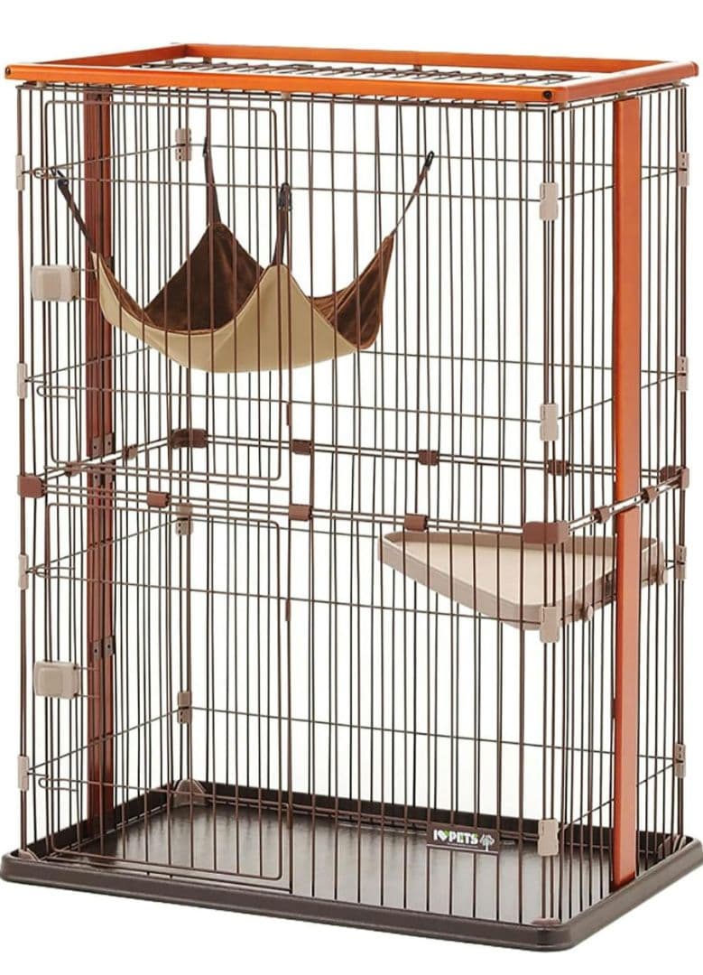 ★新品未開封 送料込★ボンビアルコンBonbi ウッドワンサークルキャット 2段