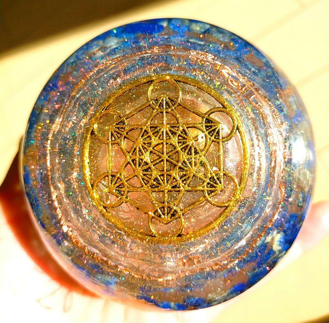 オルゴナイト　魔法壺　金運　浄化　引き寄せ　開運　活性化　インテリア　ルチル