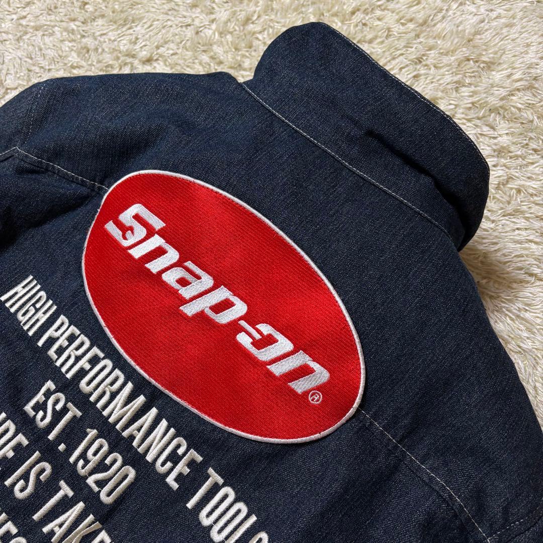 スナップオン Snap-on デニム バイクジャケット 中綿 冬 　ライディング