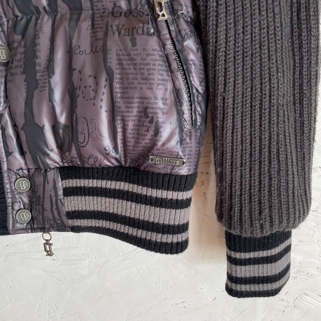 古着Vintage『John galliano』ニュースペーパーダウンジャケット